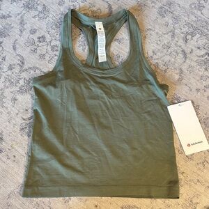 New Lululemon Women’s Swiftly Tech Scoopneck Tank 2.0 Race - sz 4 - bay leaf
